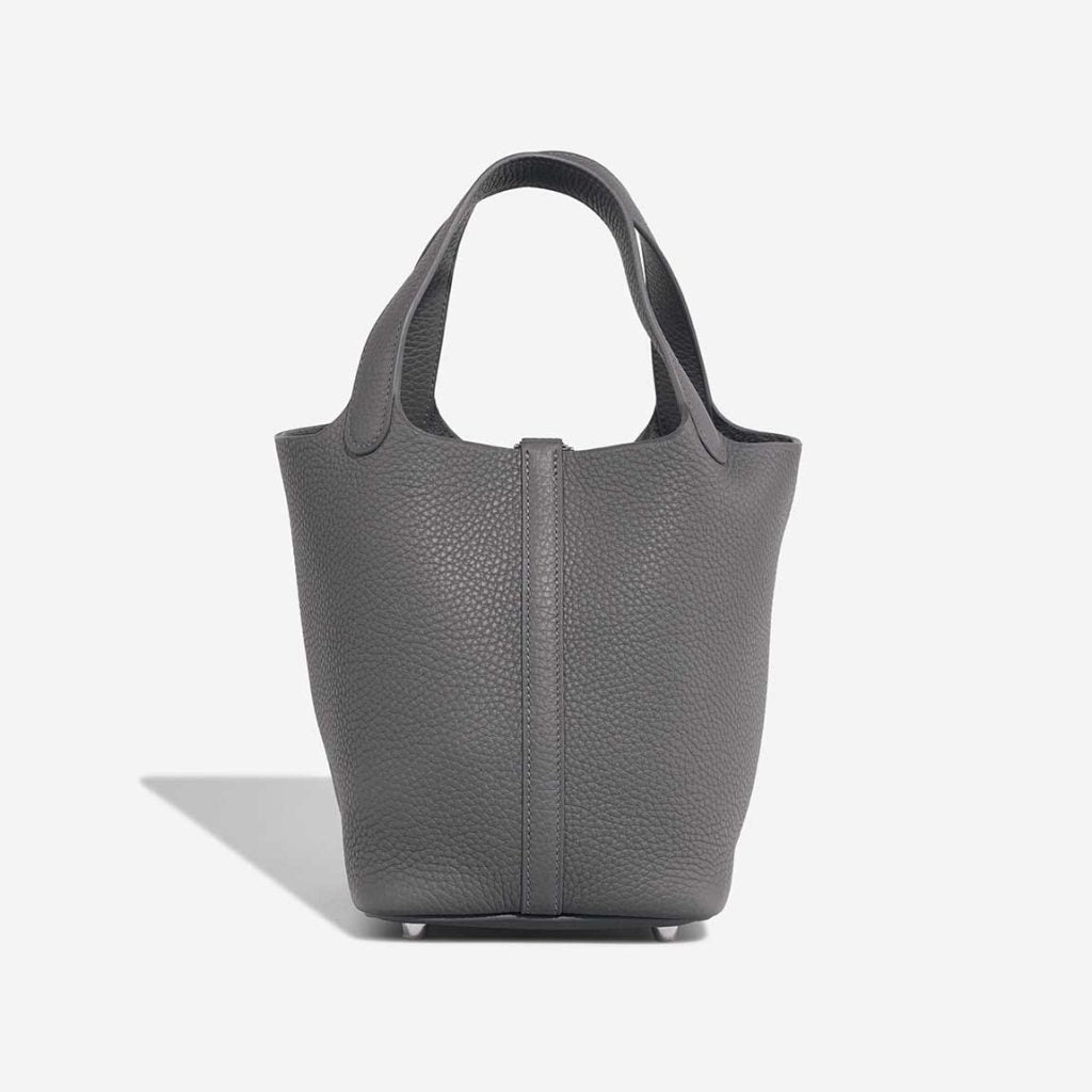 HERMES Picotin 18 Taurillon Clemence Ardoise