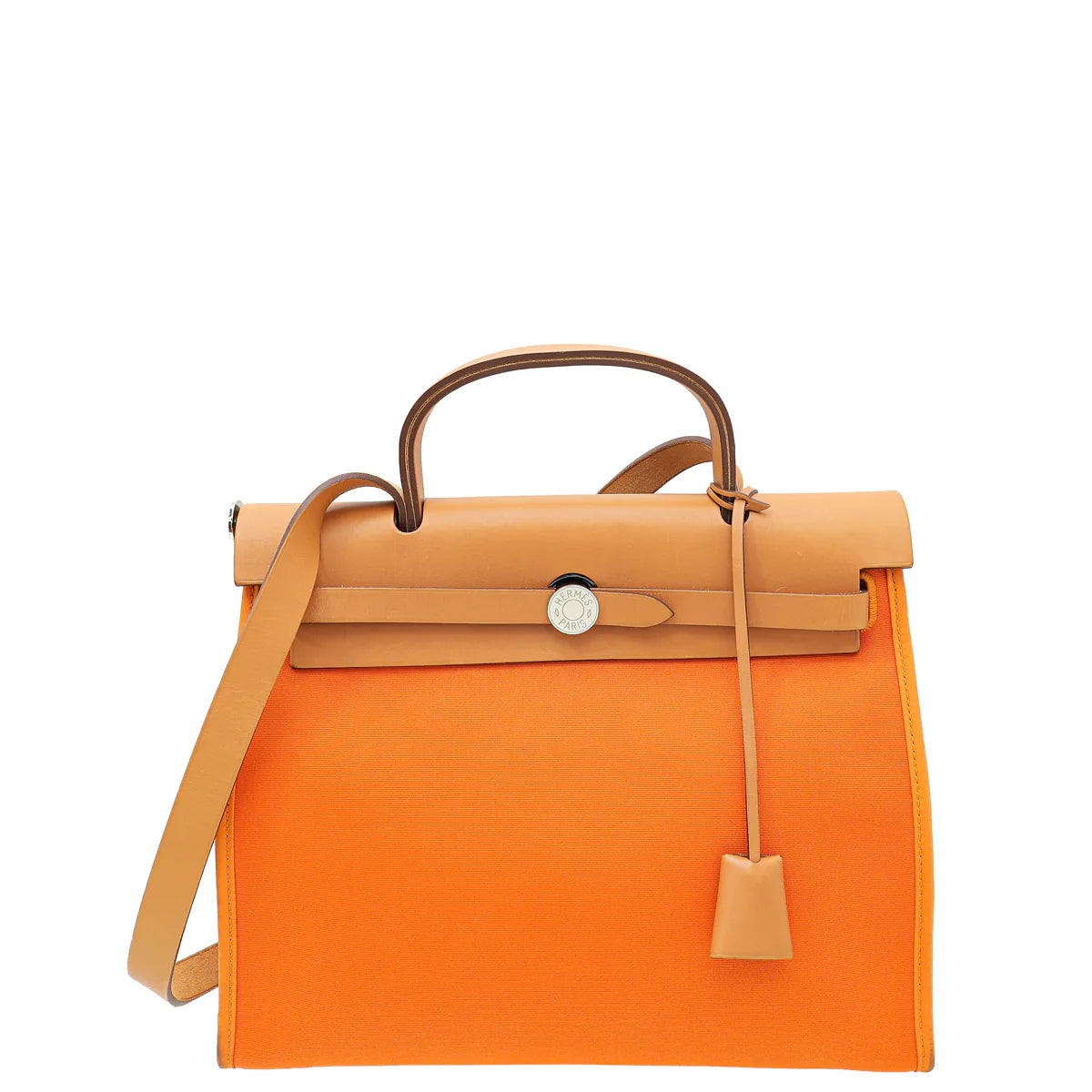 Hermès Fauve Vache and Mecano Toile Herbag