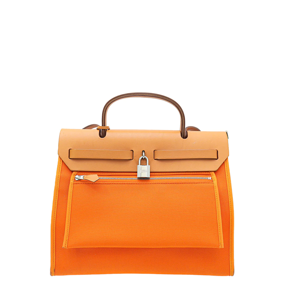 Hermès Fauve Vache and Mecano Toile Herbag