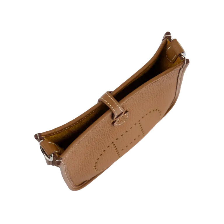 Hermes Mini Evelyne leather -Camel