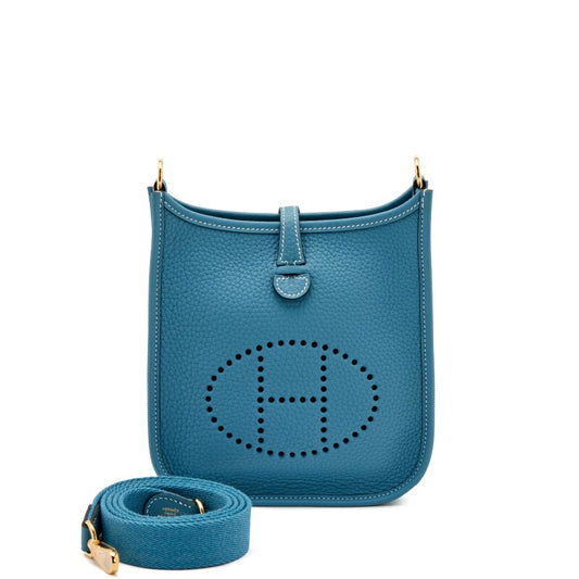 HERMES MINI EVELYNE - Blue