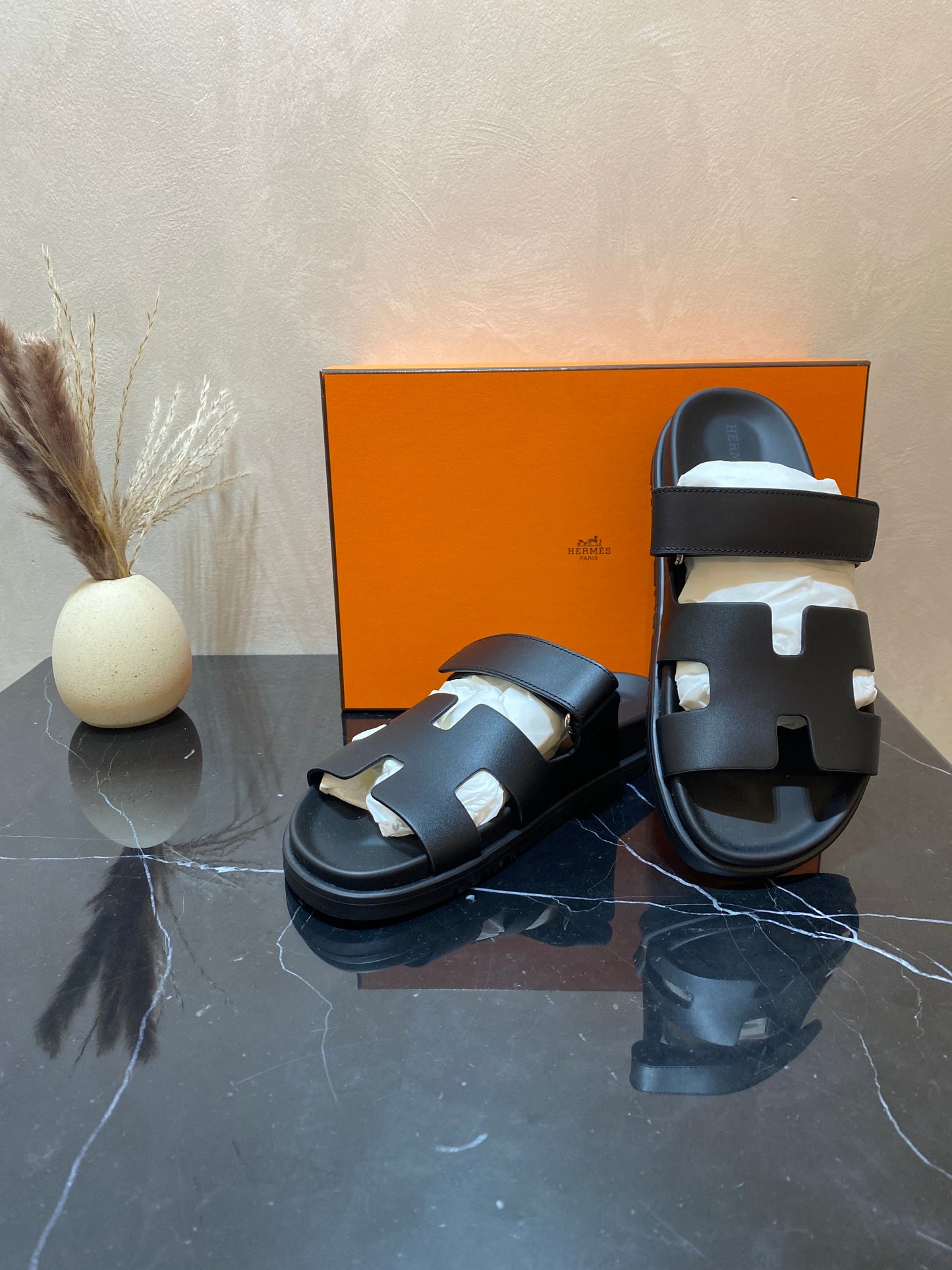 Hermes Chypre Black 38.5