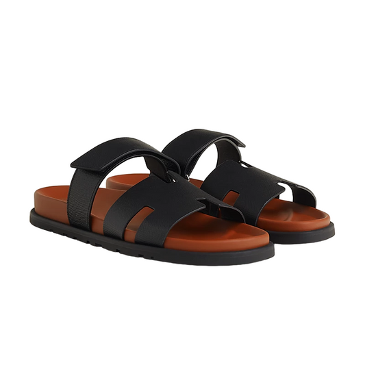 Hermes -Chypre sandal Natural insole /Black -44