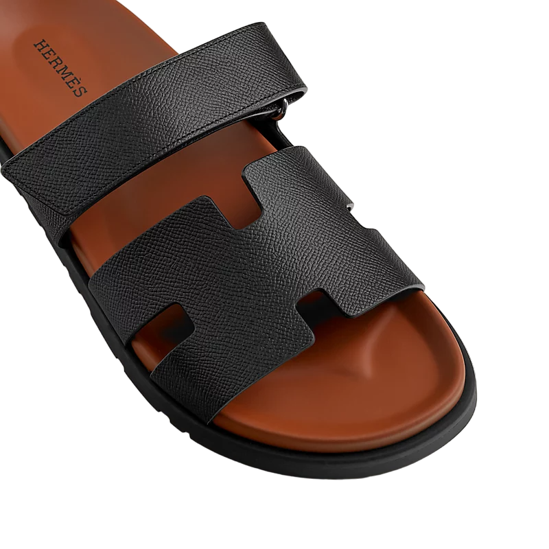Hermes -Chypre sandal Natural insole /Black -44