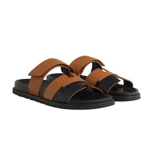 Hermes Chypre Sandal Naturel / Noir