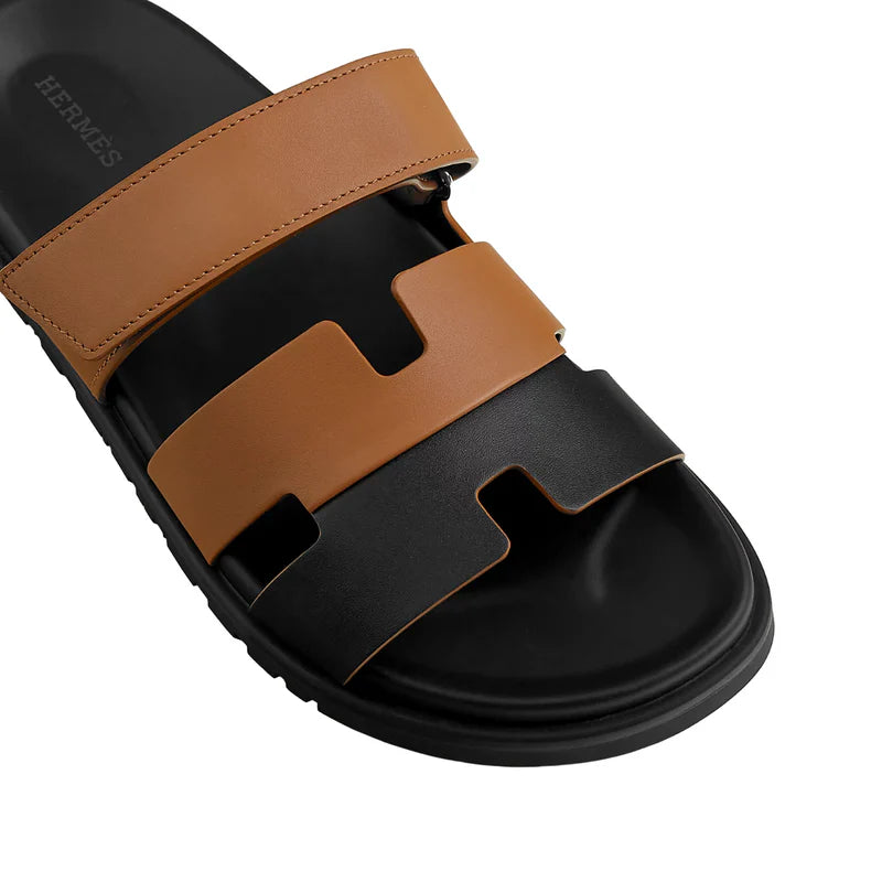 Hermes Chypre Sandal Naturel / Noir